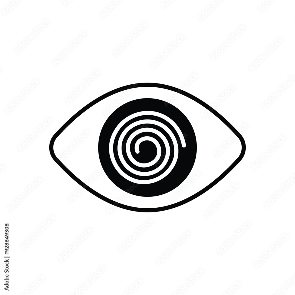 Hypnosis vector icon Hypnosis vector icon