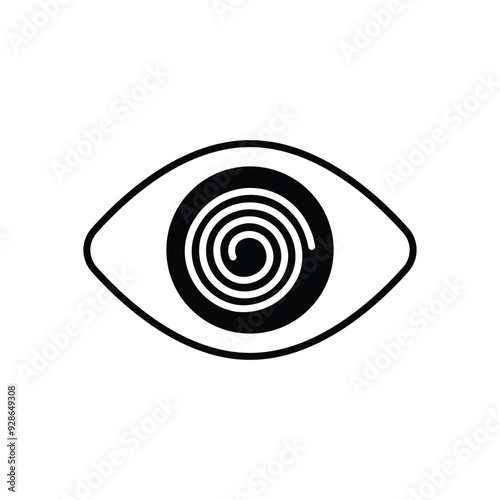 Hypnosis vector icon