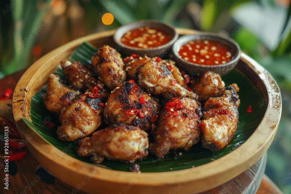 Pop Chicken, A unique Padang dish where chicken is boiled with spices until tender, then briefly fried before serving. Pop Chicken, A unique Padang dish where chicken is boiled with spices until tender, then briefly fried before serving.