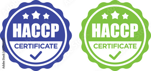 HACCP certified icon vector illustration