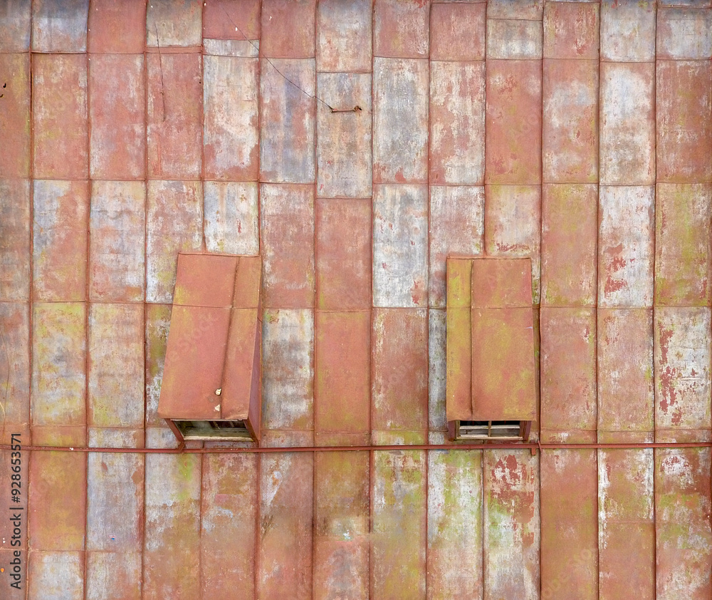 Texture of Rusty Standing Seam Roofing Texture of Rusty Standing Seam Roofing