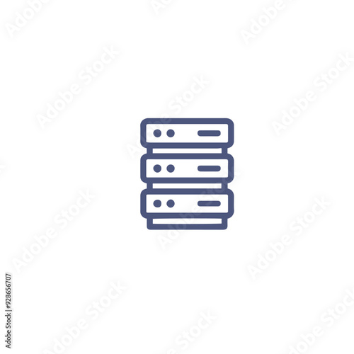 Data analytics line vector icon , data