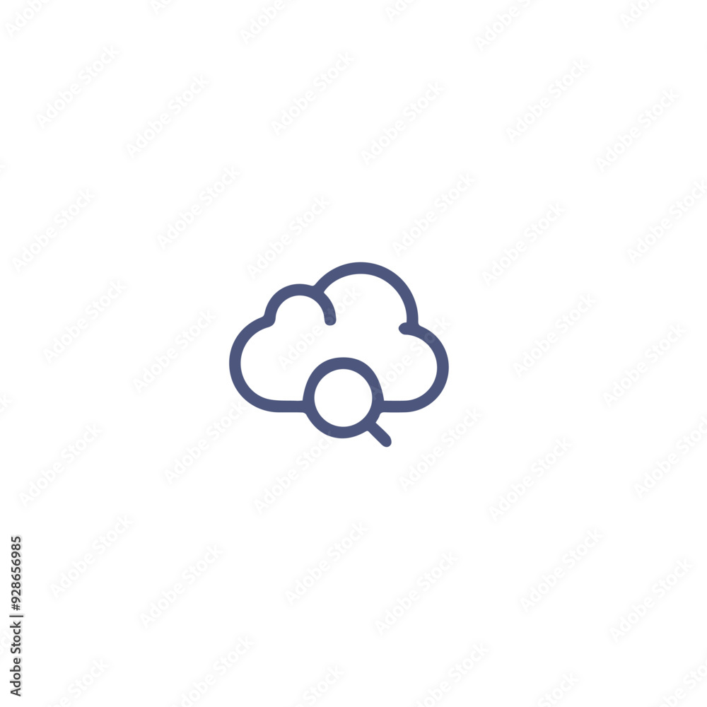 search line vector icon , cloud vector icon search line vector icon , cloud vector icon