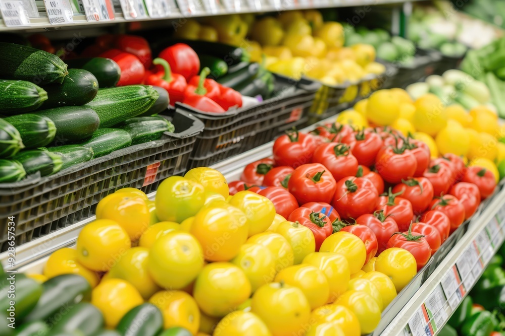 vegetables in supermarket vegetables in supermarket