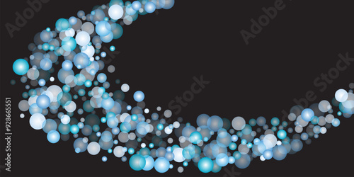 Glitter Iridescent Stars. Holographic Sparkle Fall Confetti.  Shiny Holiday Light Effect. Vector Illustration.
