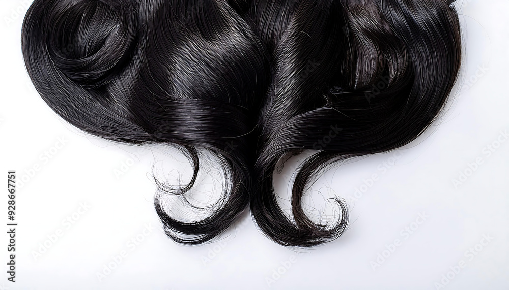 curly black hair white background curly black hair white background