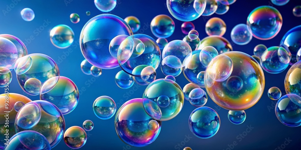A Symphony of Bubbles 3D Rendered Floating Soap Bubbles with Rainbow Iridescent Reflections, Soap , Bubble , Abstract , Art A Symphony of Bubbles 3D Rendered Floating Soap Bubbles with Rainbow Iridescent Reflections, Soap , Bubble , Abstract , Art