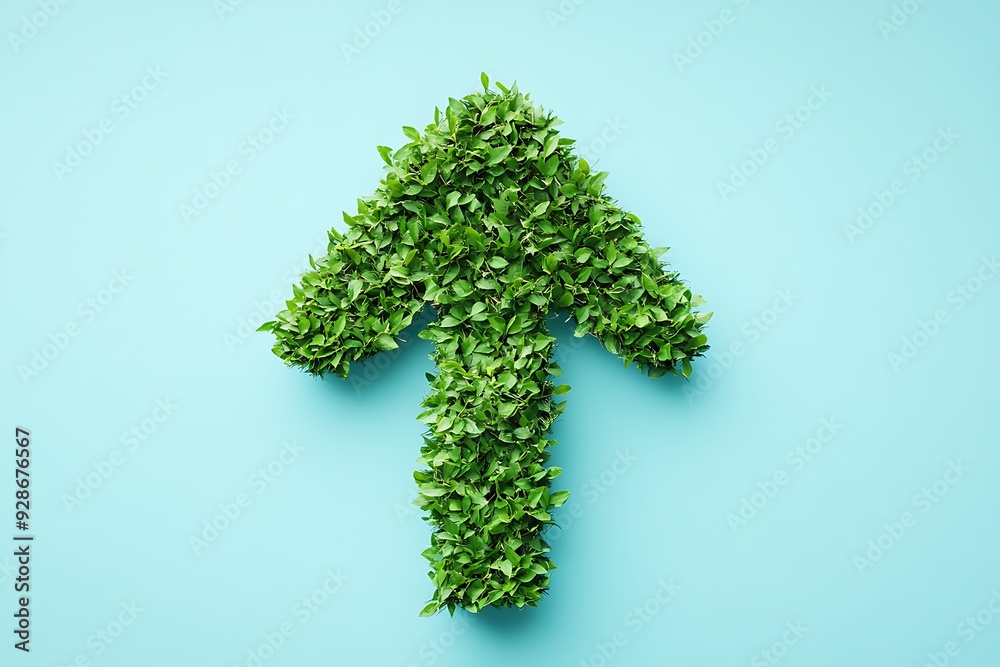 Grass Arrow Pointer isolated on white Background Grass Arrow Pointer isolated on white Background