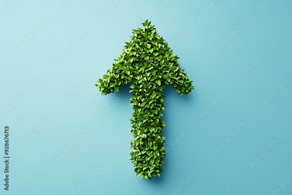 Grass Arrow Pointer isolated on white Background Grass Arrow Pointer isolated on white Background