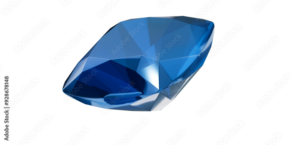Sapphire Gem on transparent background, blue gemstone diamond isolated. Sapphire Gem on transparent background, blue gemstone diamond isolated.