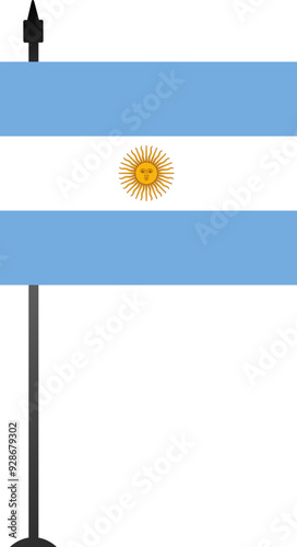 Argentine Flag Pole