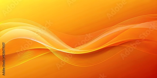 Abstract gradient wave background in shades of orange and yellow , colorful, vibrant, modern, design, abstract, trend