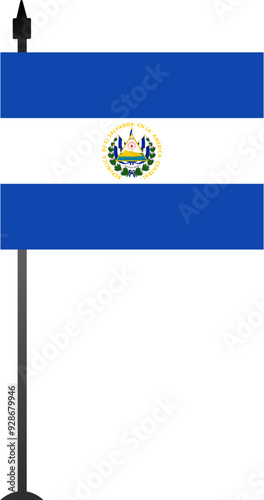 Salvadoran Flag Pole