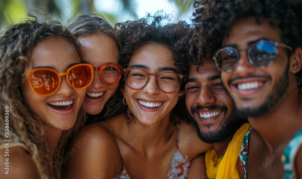 Friends having fun together, Generative AI Friends having fun together, Generative AI