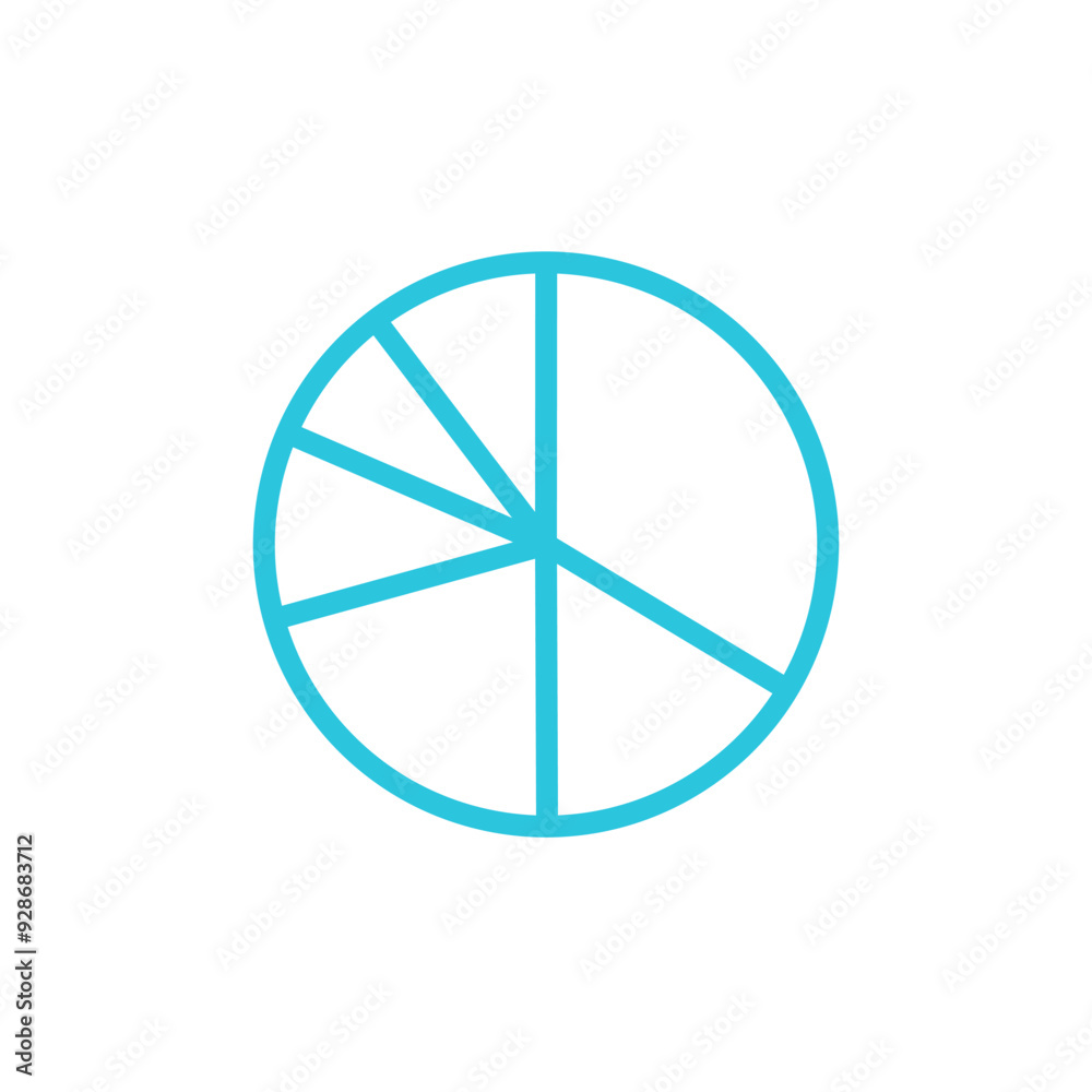 Capital chart icon. Isolated on white background. From blue icon set. Capital chart icon. Isolated on white background. From blue icon set.