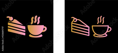 Coffee Served Vector Icon