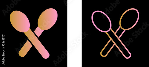 Spoons Vector Icon