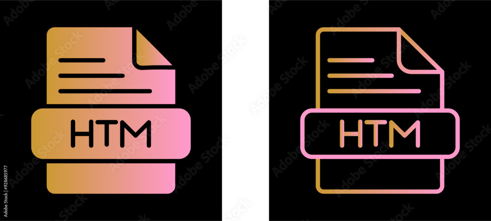 HTM Vector Icon HTM Vector Icon