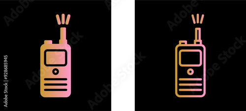 Walkie Talkie Vector Icon