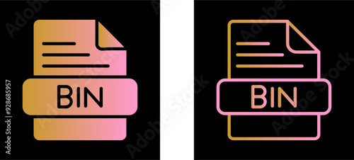 BIN Vector Icon photo