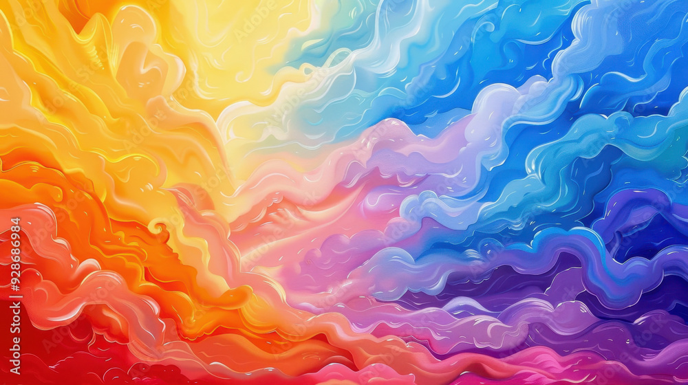 Abstract colorful swirling patterns in vibrant shades of yellow, red, orange, pink, and blue creating a captivating visual experience Abstract colorful swirling patterns in vibrant shades of yellow, red, orange, pink, and blue creating a captivating visual experience