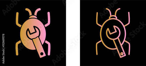 Bug Fixing Vector Icon