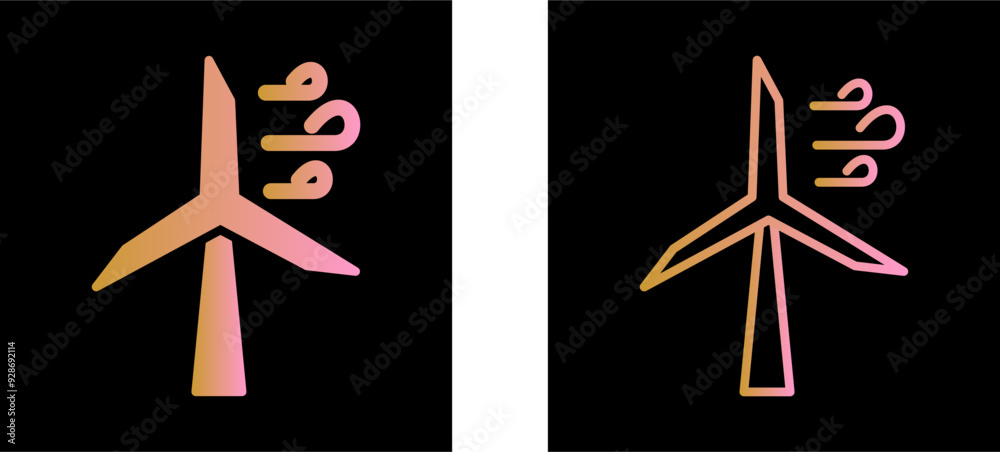 Windmill Vector Icon Windmill Vector Icon