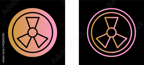 Radiation Vector Icon