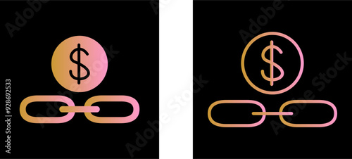 Link Sales Vector Icon
