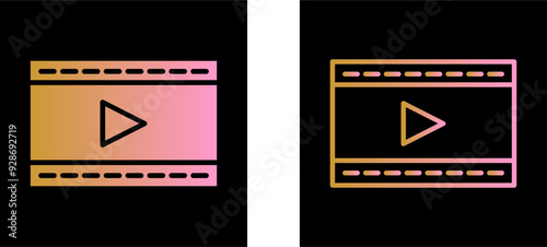 Video and Animation Vector Icon