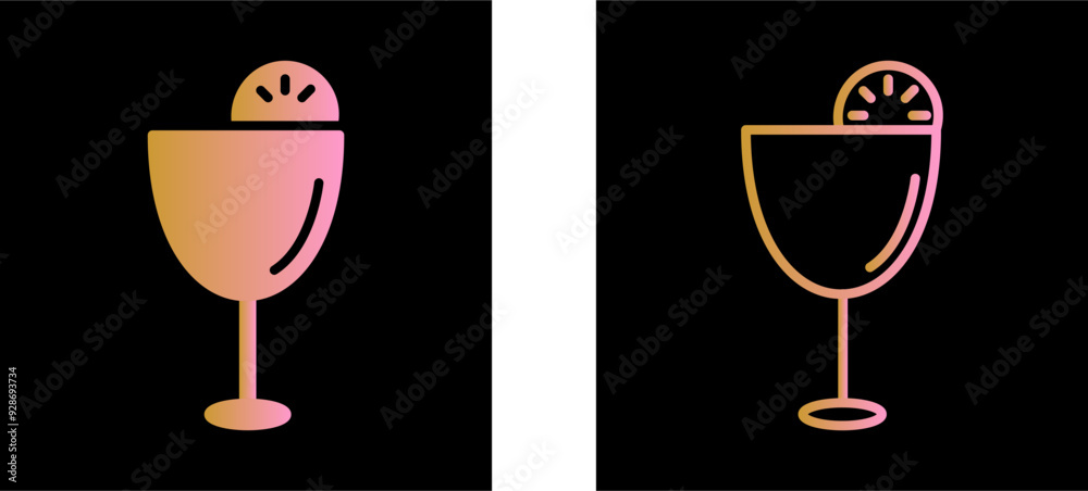 Cocktail Drink Vector Icon Cocktail Drink Vector Icon