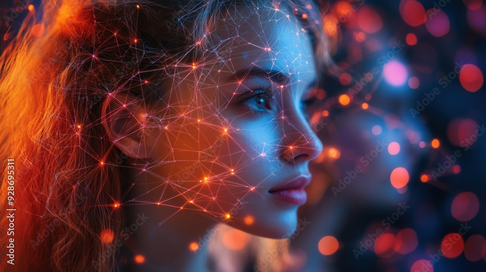 A contemporary concept of the individual in the digital web of the Internet. A contemporary concept of the individual in the digital web of the Internet.