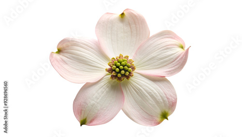 Dogwood flower isolated on transparent background