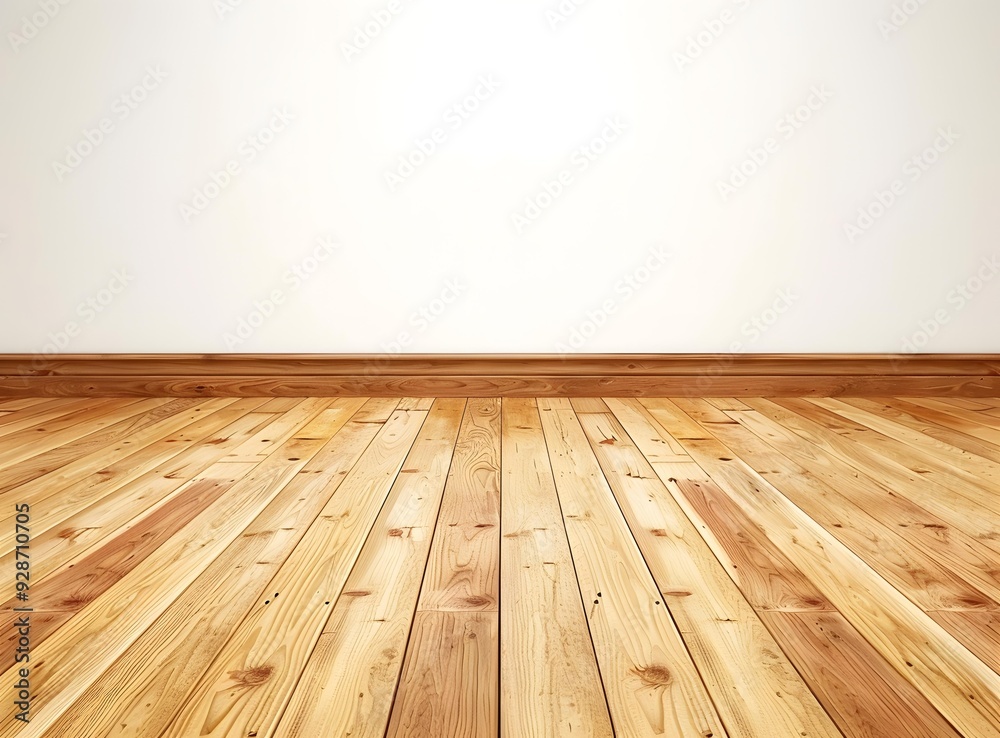 Empty Room With Wooden Floor Empty Room With Wooden Floor