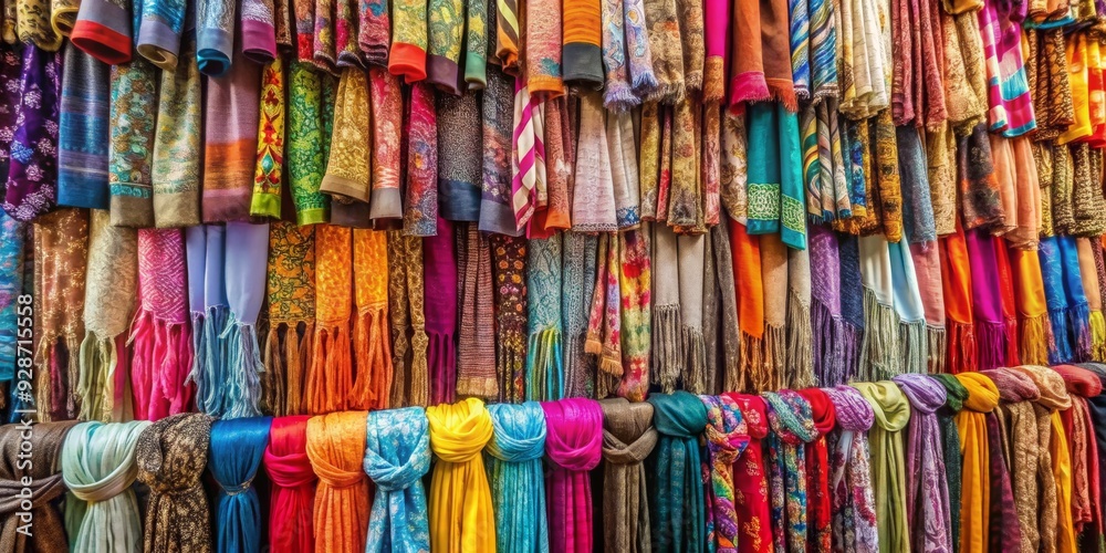Vibrant Textiles - A Symphony of Colors and Patterns, Fabric , Silk , Scarf , Market Vibrant Textiles - A Symphony of Colors and Patterns, Fabric , Silk , Scarf , Market