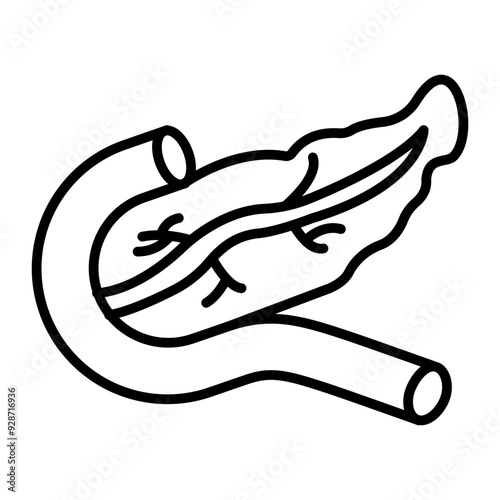 Toes line icon