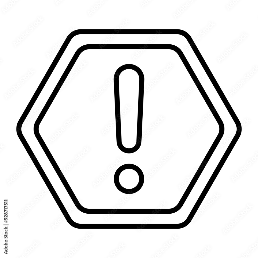 Restricted Area line icon Restricted Area line icon
