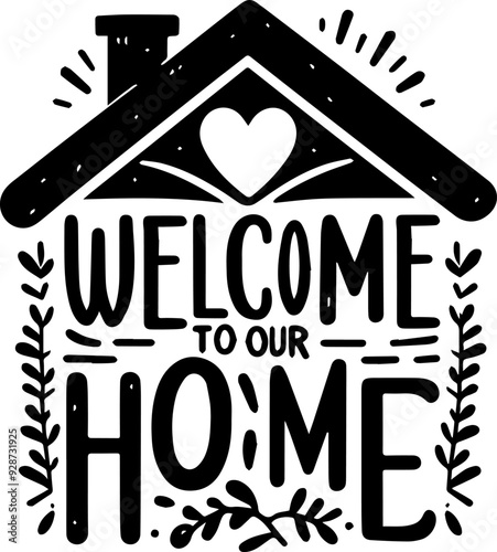 housewarming lettering for different designs