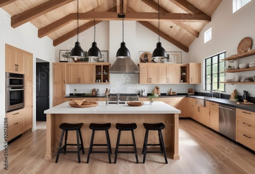 Room kitchen interior 