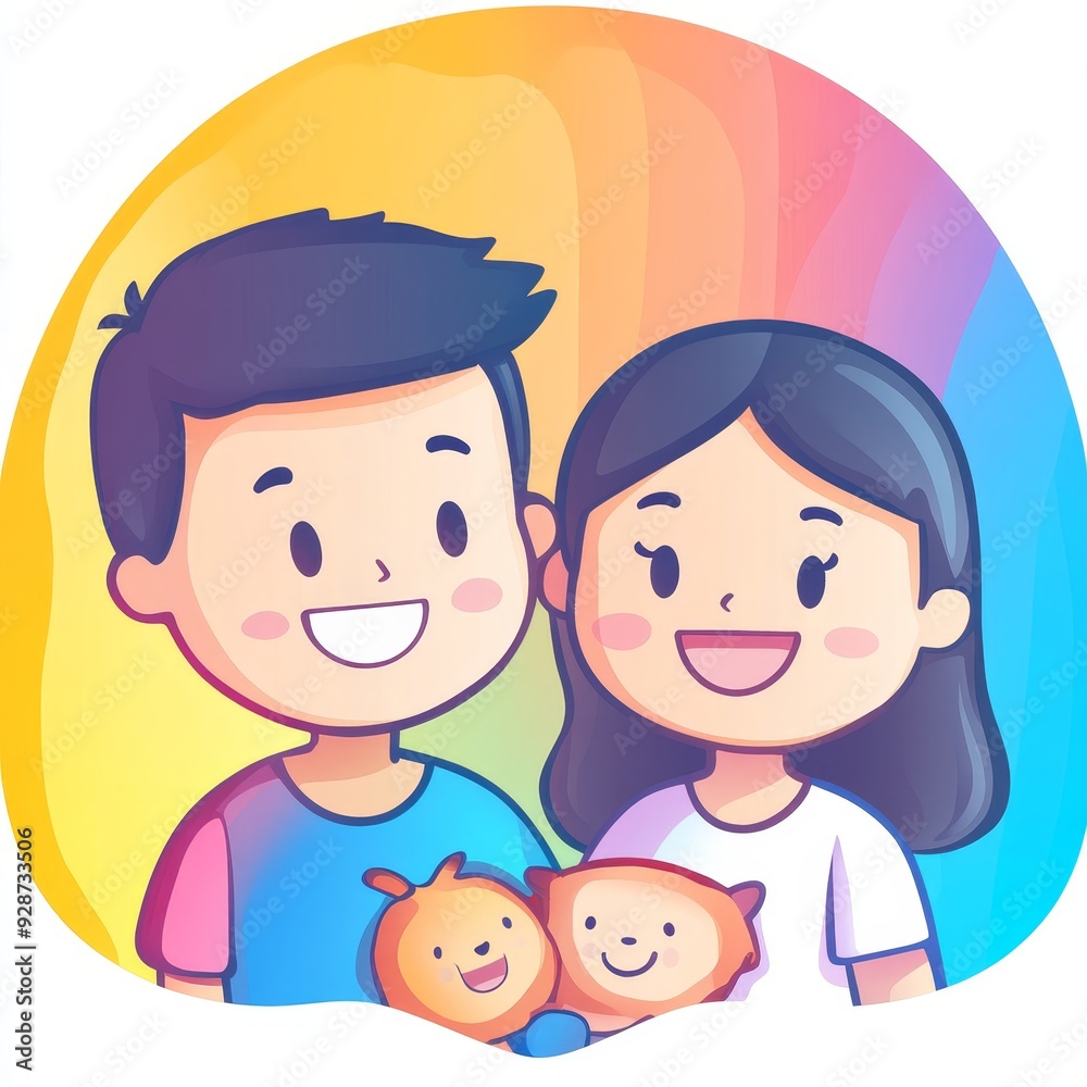 family icon, Generative AI family icon, Generative AI