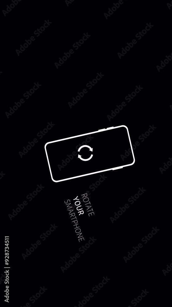 Please Rotate Your Phone. Turn you Smartphone and rotate device screen, Phone flip sign, Phone Rotation animation. Turn you Smartphone rotate device screen, rotate phone screen social media
