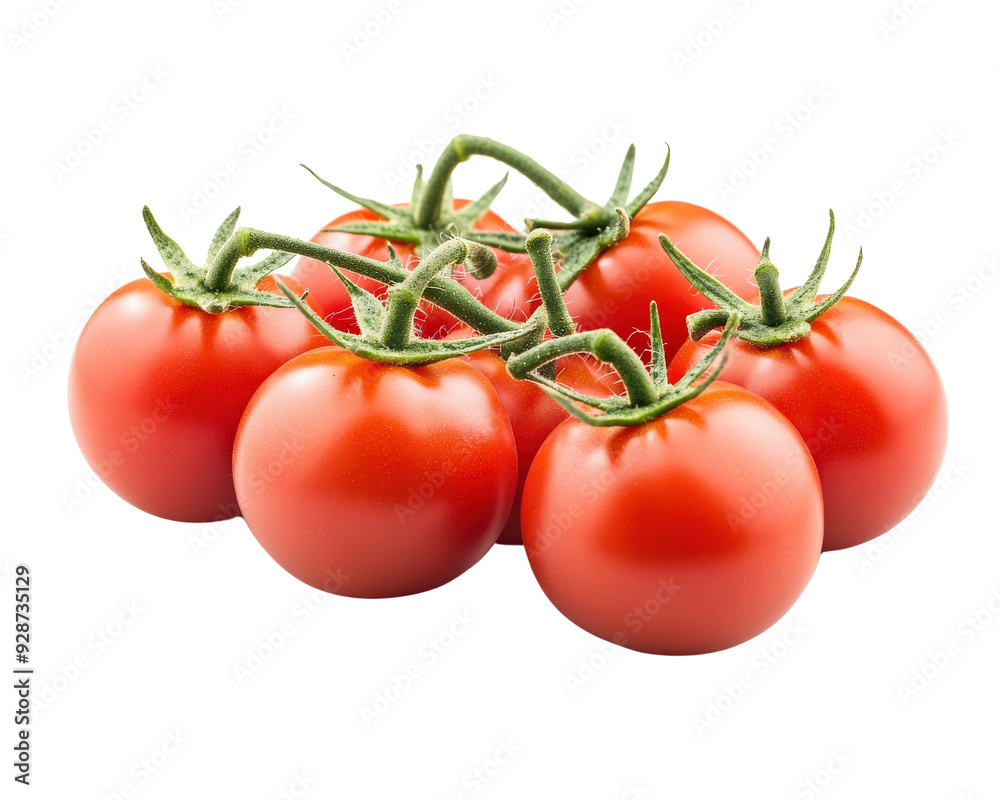 A tomato isolated on white transparent background A tomato isolated on white transparent background