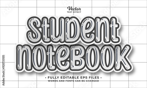 Wallpaper Mural student notebook text effect editable eps cc Torontodigital.ca