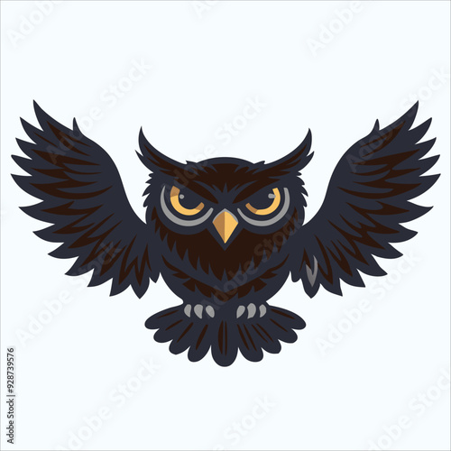 Wallpaper Mural Owl vector for logo, template etc Torontodigital.ca
