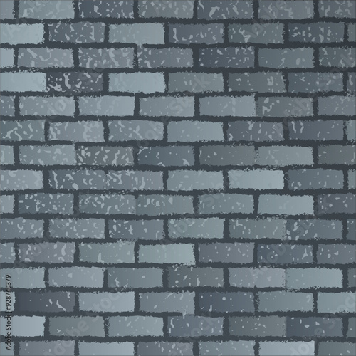 Brick wall texture background, brick wall texture for interior or exterior design backdrop. Vector