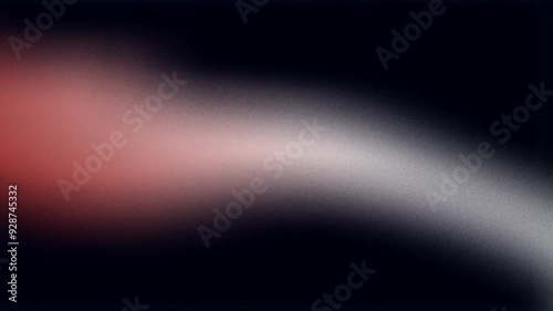 Grainy abstract background Animation, dark noisy poster black backdrop blue white purple red glowing color wave banner design, copy space