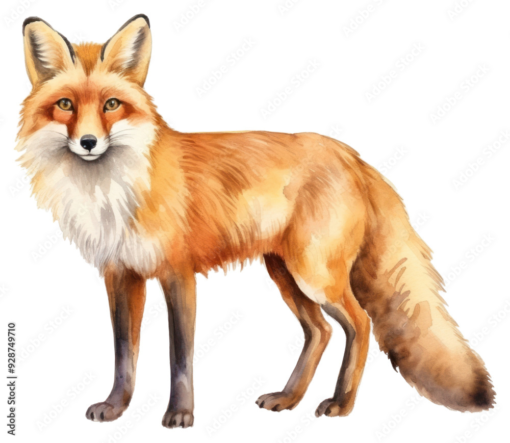 Fototapeta premium PNG Fox wildlife animal mammal.