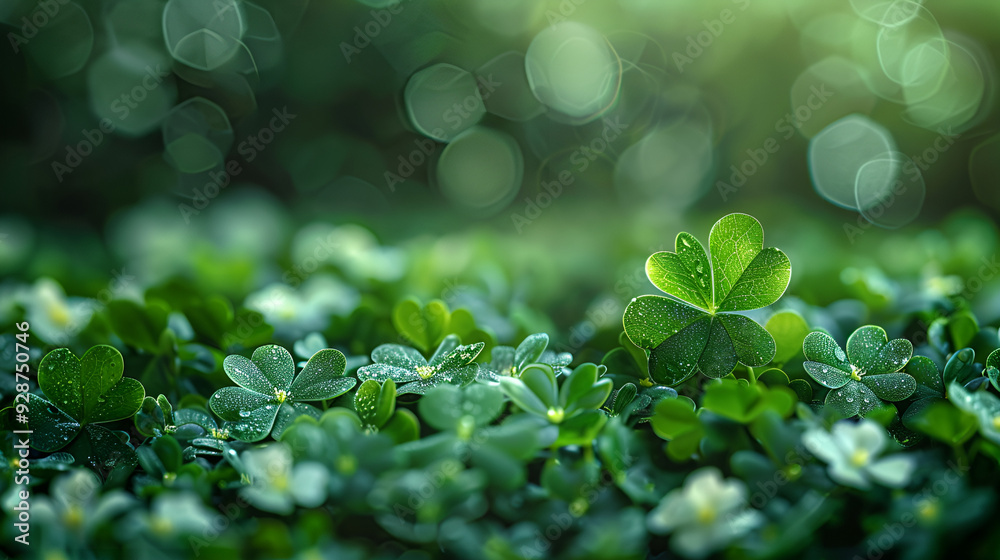 A four-leaf clover rests on vibrant green grass, illuminated by warm sunlight, symbolizing luck and prosperity. A four-leaf clover rests on vibrant green grass, illuminated by warm sunlight, symbolizing luck and prosperity.