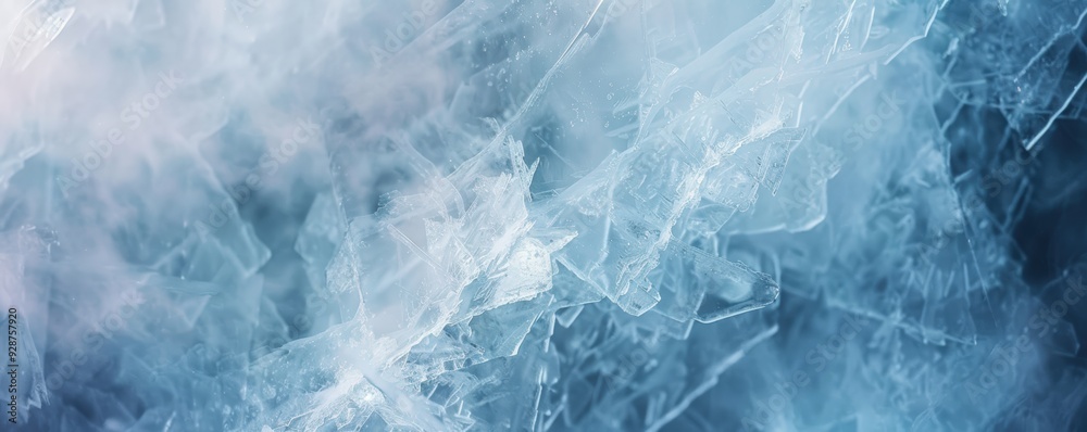 Close-up of icy blue crystals Close-up of icy blue crystals