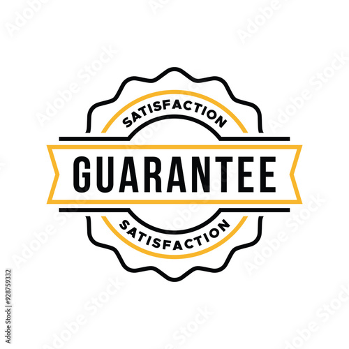 Guarantee Badge Vector Design Template Illustration Collection
